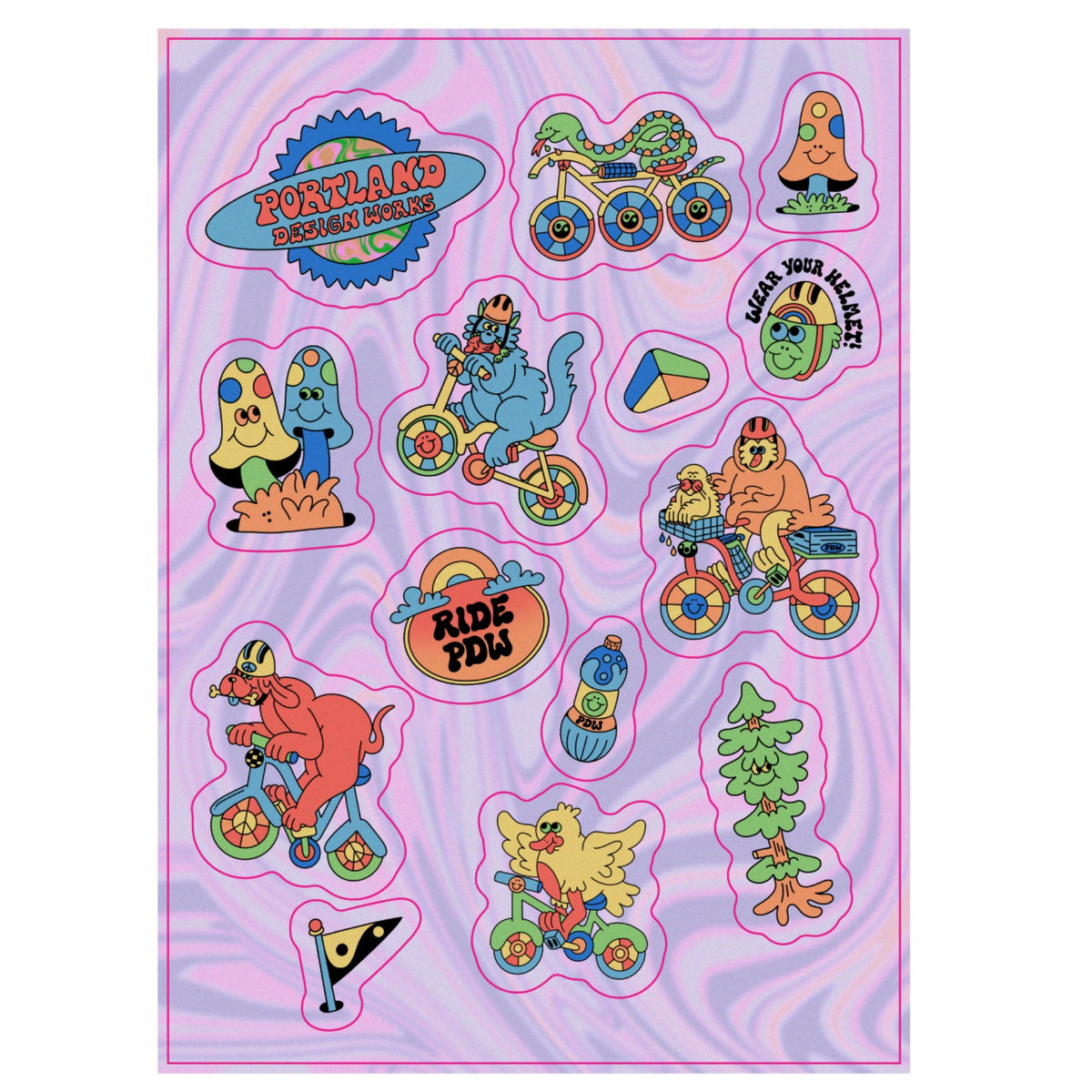 Sticker Sheet PDW Dealer Portal