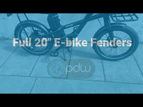 Full E-Bike Fenders - 20x3.1"