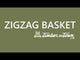 Timber to Town: ZigZag Basket - Large